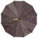 CHIC Mocha Polka Dot with curved bamboo handle