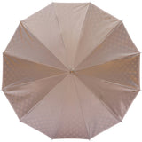 CHIC Mocha Polka Dot with curved bamboo handle