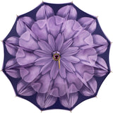LUXE Purple Flower with lucite jeweled handle - BACK IN STOCK