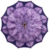 LUXE Purple Flower with NEW LOOPED LUCITE HANDLE (see Pink Flower for handle)