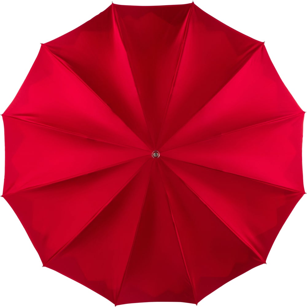 LUXE Red Flower with antique jeweled handle