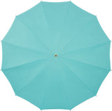 LUXE Teal Peacock with straight metal jeweled handle