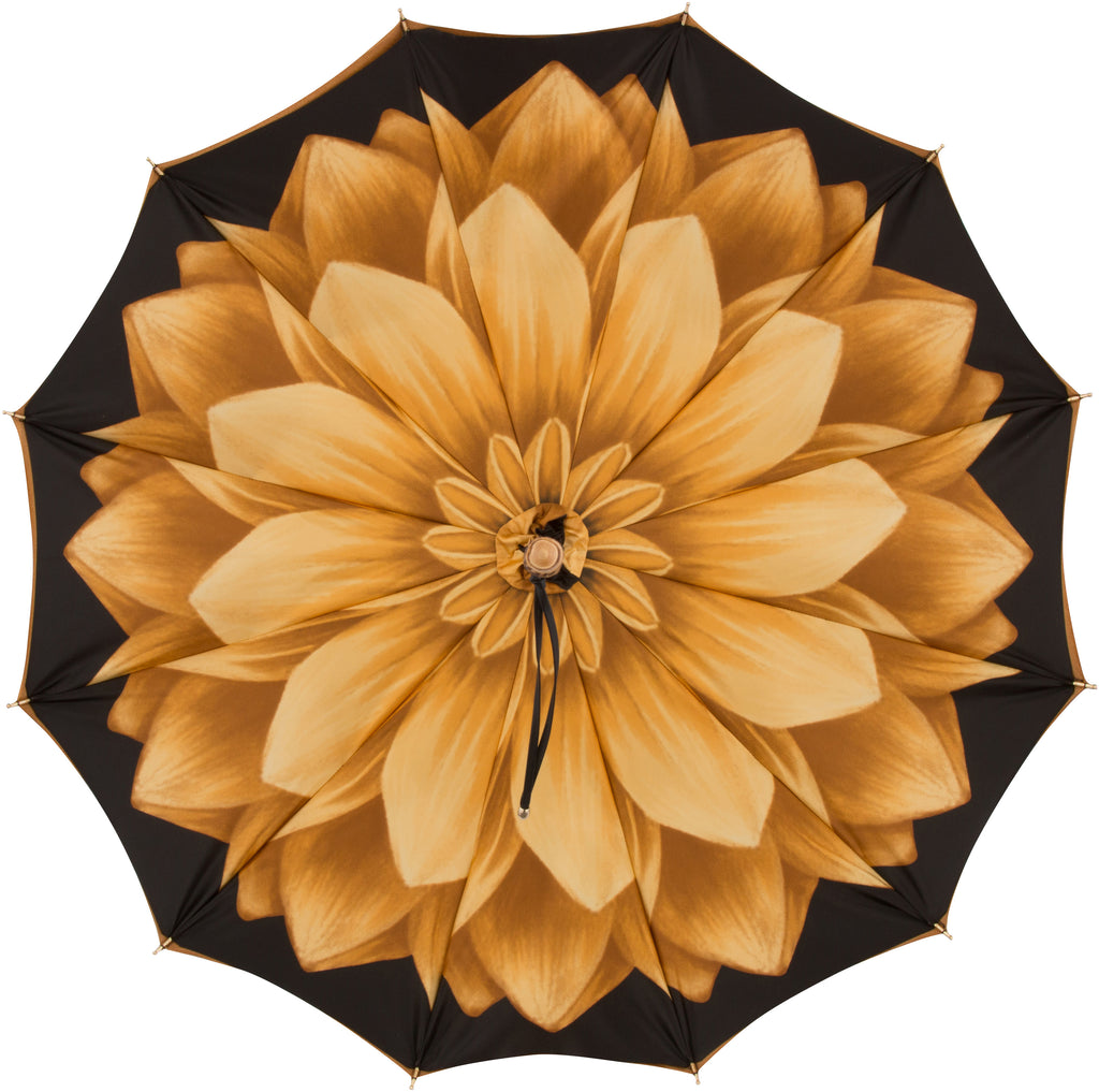NEW!!  LUXE Gold Flower with Looped Lucite Handle